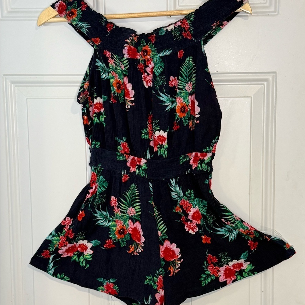 Floral Print Romper - Picture 1 of 2